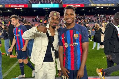 Ansu Fati e Fatinho Jr