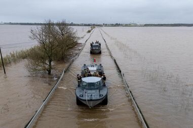 As duas LARC em operação em Benavente
