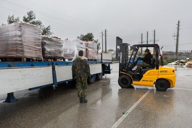Força Aérea recolheu cerca de 130 toneladas de bens doados para apoiar zonas afetadas