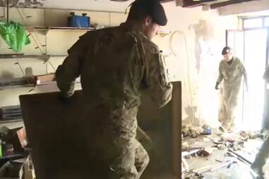 Militares ajudam população em Alcácer do Sal vítimas do mau tempo 