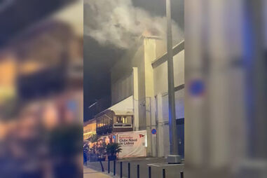 Incêndio deflagra no Clube Naval de Lisboa em Belém
