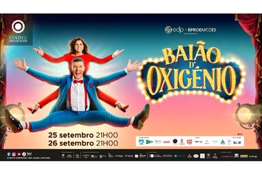 Espetáculo "Baião d'Oxigénio" no Coliseu Micaelense a 25 e 26 de setembro