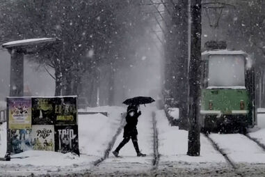 Nova tempestade de neve atinge sul da Roménia