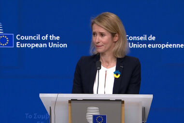 Kaja Kallas, chefe da diplomacia da União Europeia