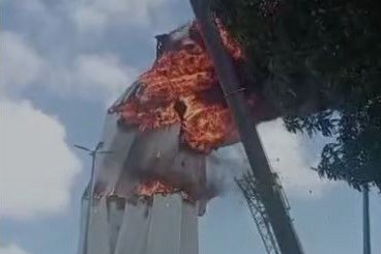 Incêndio destrói estátua de Nossa Senhora de Fátima no Brasil