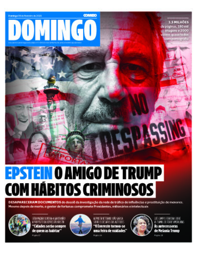 Capa de domingo, 08 de fevereiro de 2026