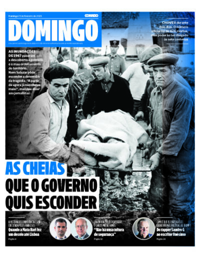 Capa de domingo, 15 de fevereiro de 2026