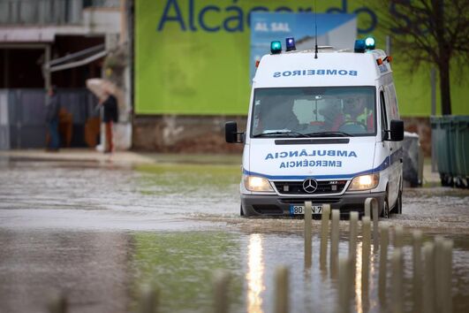 Ordenada evacuação de parte da baixa de Alcácer do Sal por subida do rio Sado