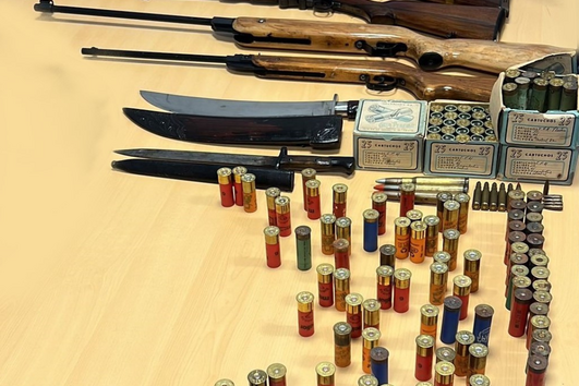 Armas apreendidas pela PSP