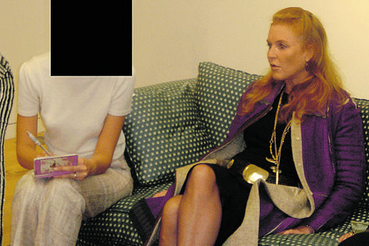 Sarah em Nova Iorque. Imagem  faz parte dos arquivos Epstein