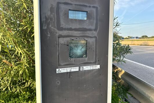 Radar está instalado na EN125 ao km 102