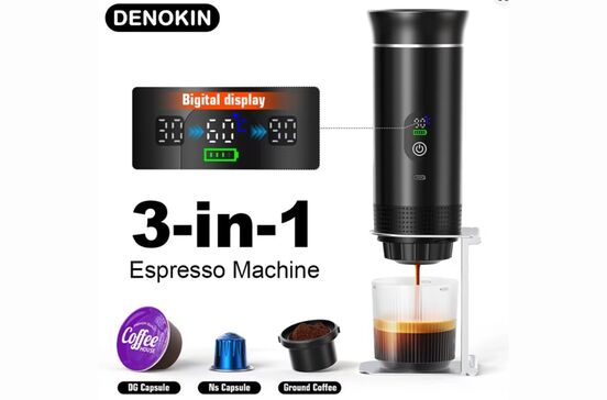 Máquina de café portátil DENOKIN