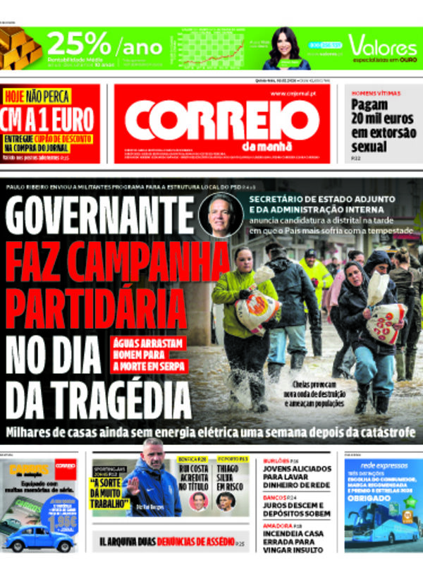 Capa do jornal