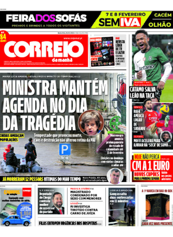 Capa do jornal