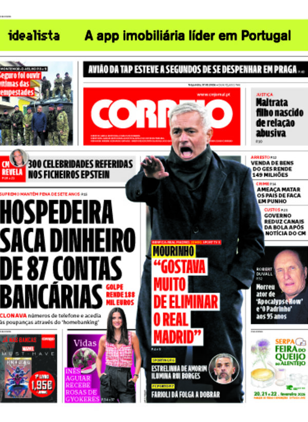 Capa do jornal