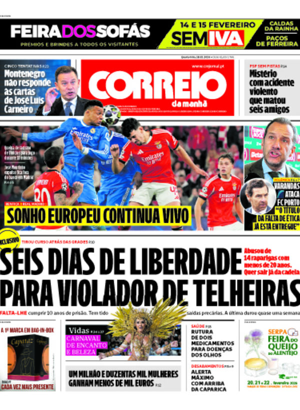 Capa do jornal