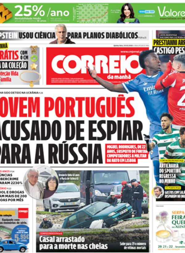 Capa do jornal