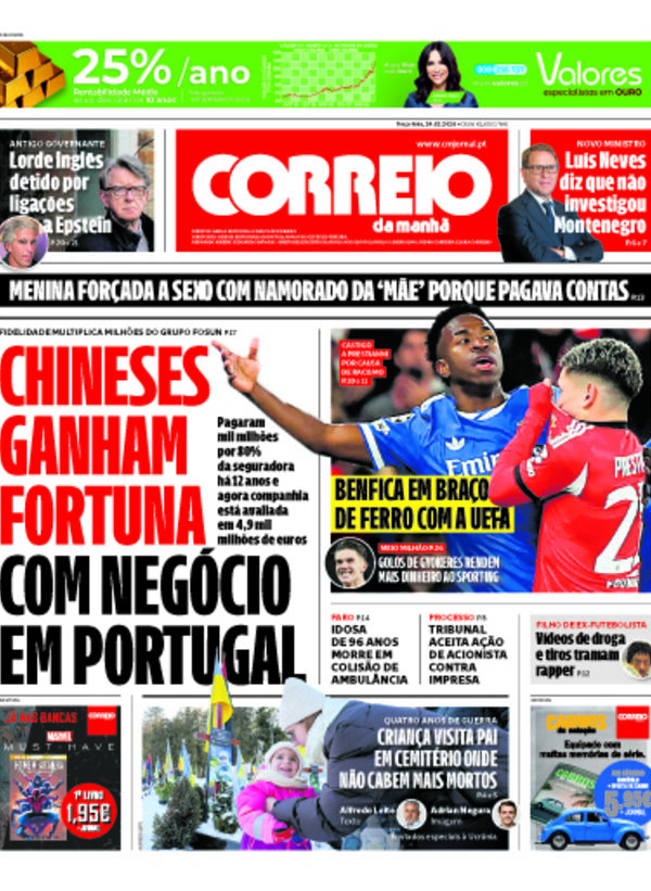 Capa do jornal