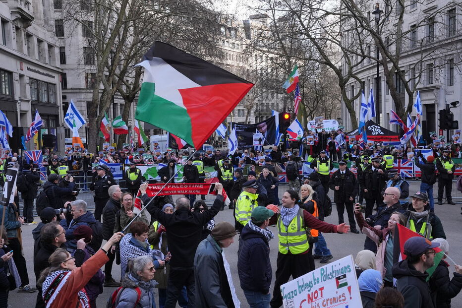 Pelo menos 13 detidos em Londres após marcha pró-palestiniana