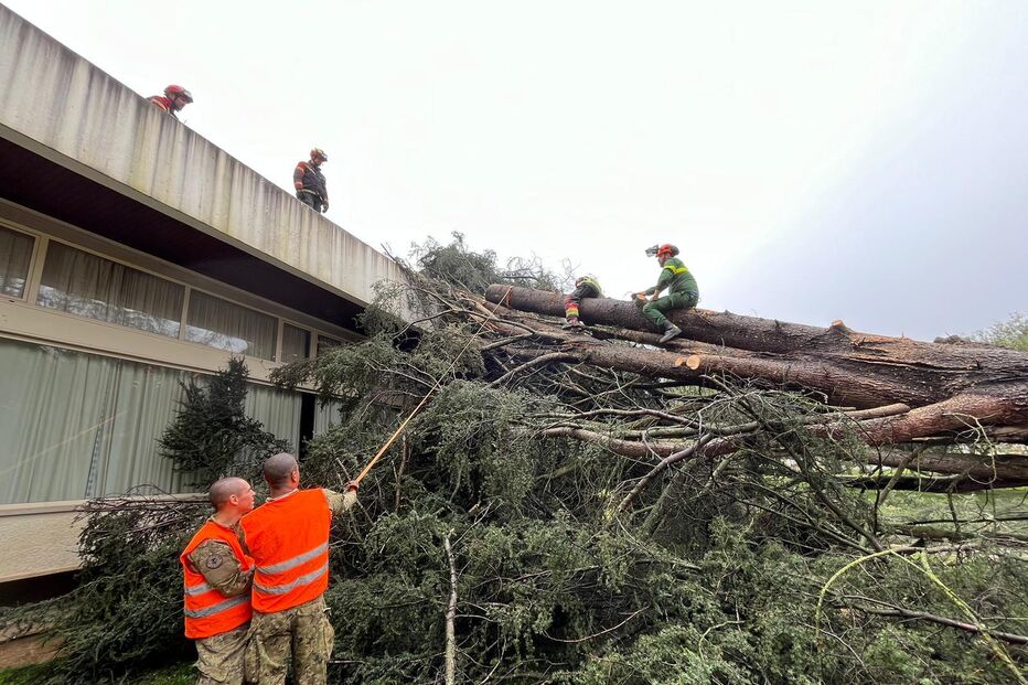 Paraquedistas de Tomar empenhados