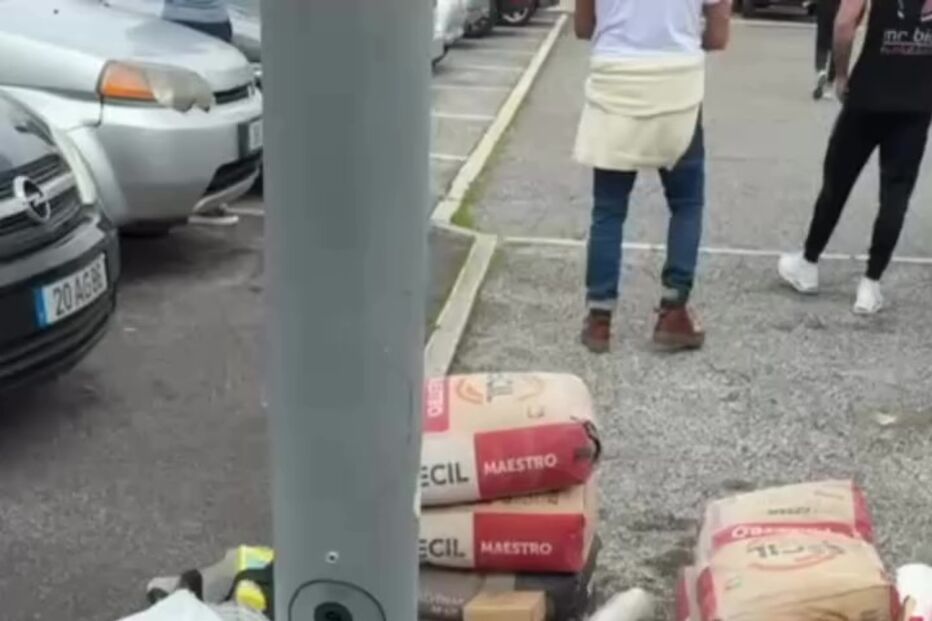 Carolina Deslandes ajuda vítimas das cheias em Leiria com 4 carrinhas