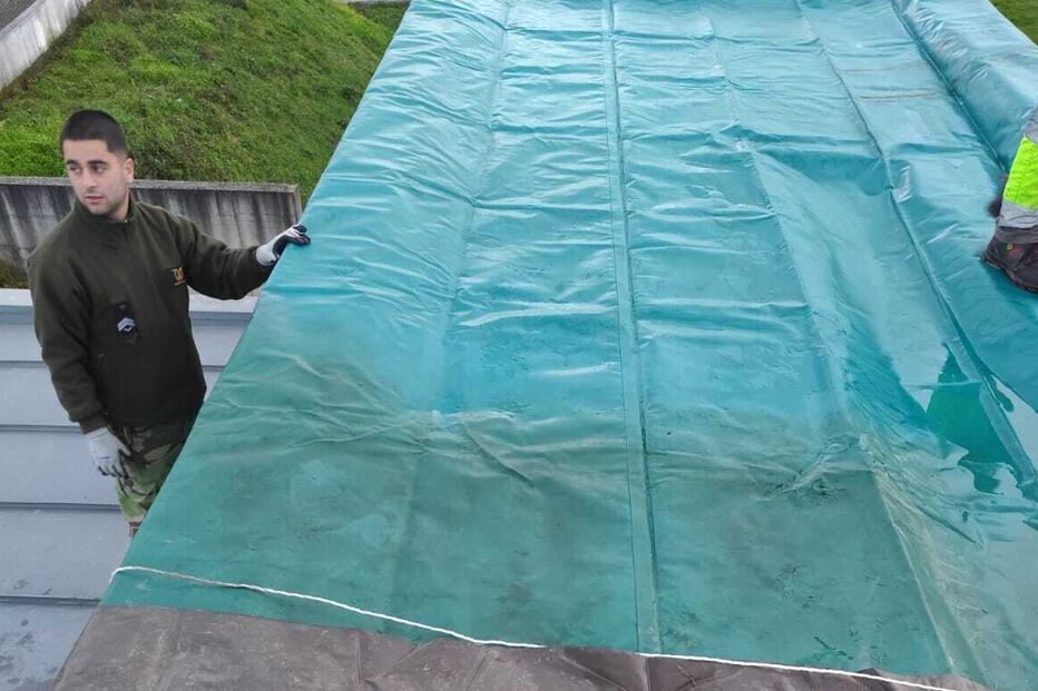 Força Aérea apoia socorro com imagens de satélite e remoção de escombros