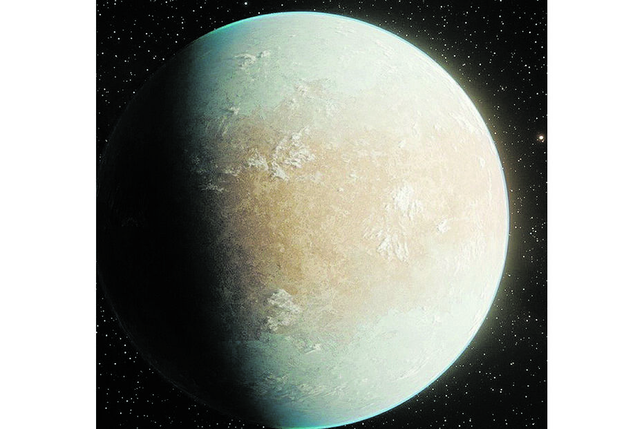 Representação do planeta HD 137010 b feita pela NASA 