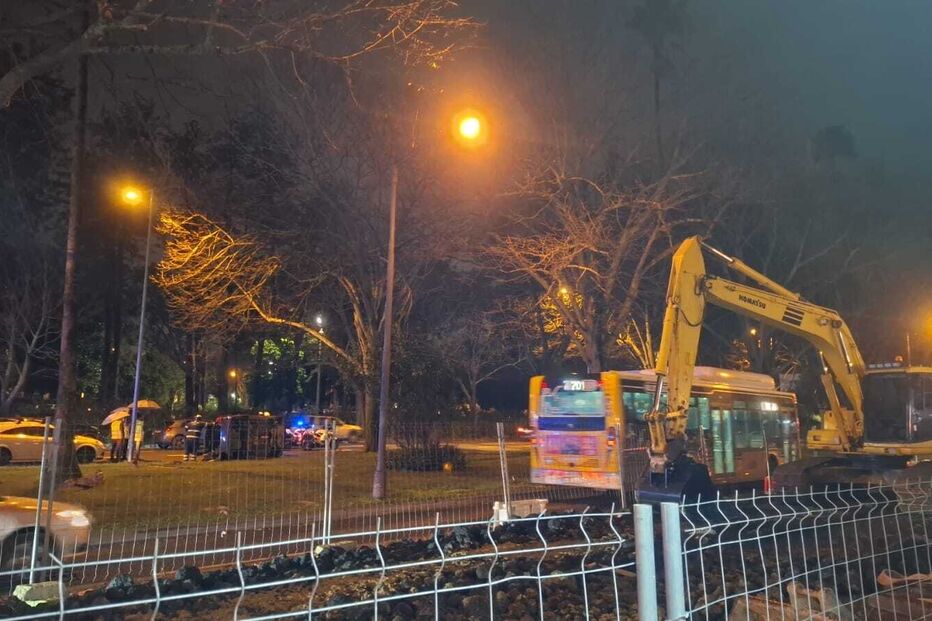 Acidente no Campo Grande: quatro viaturas e um ferido no local