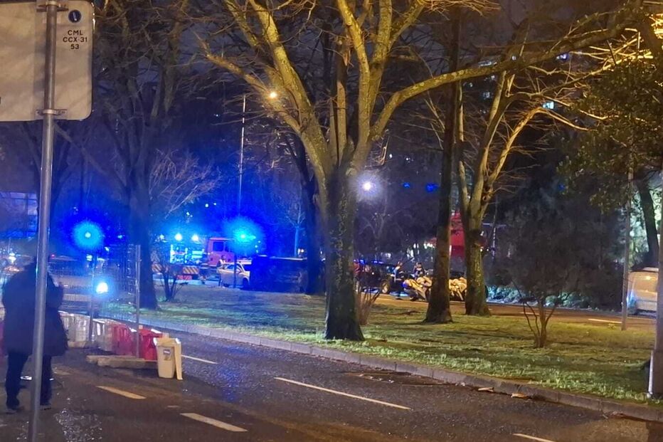 Acidente no Campo Grande envolve quatro viaturas e causa um ferido.
