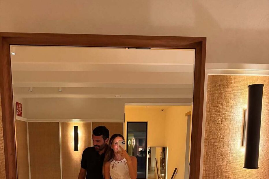 Catarina Gouveia com o marido, Pedro Guerra 