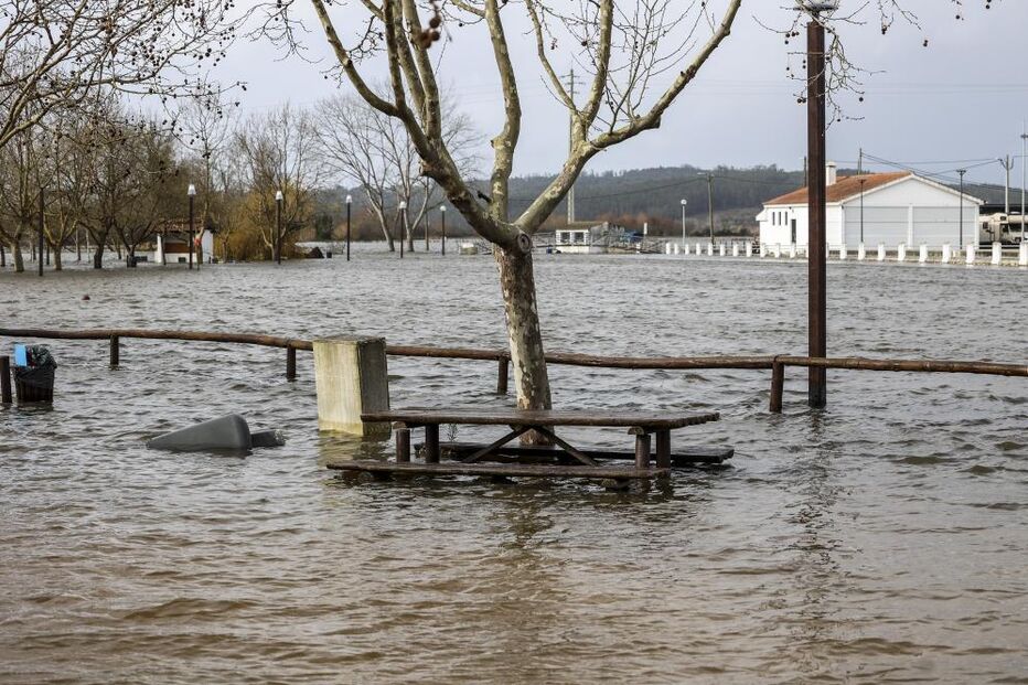 Ereira, em Montemor-o-Velho, foi uma das localidades afetadas  pela subida do caudal do Mondego 