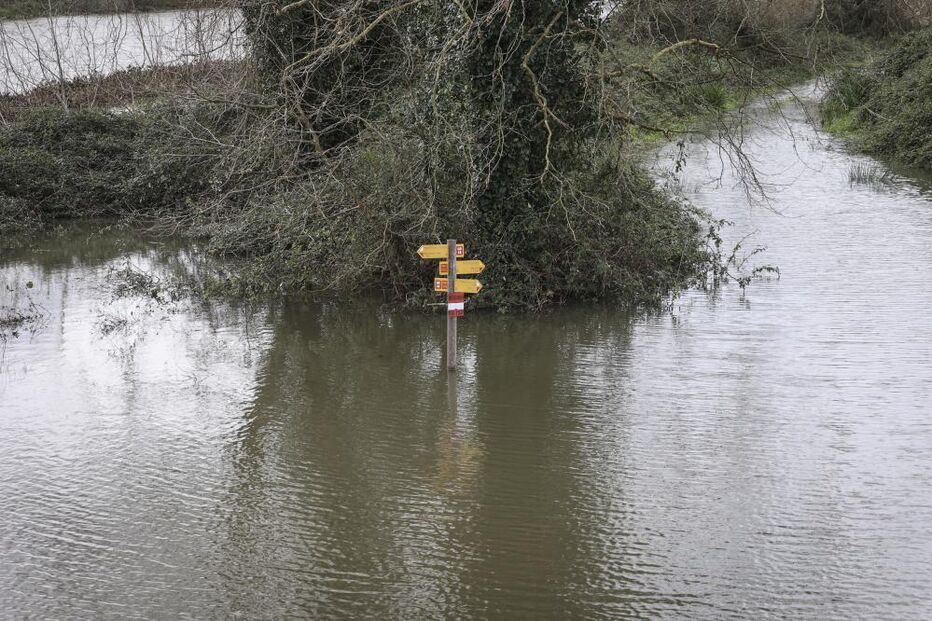 A subida da água do Rio Mondego está a causar inundações e cortes de estradas no Baixo Mondego na povoação de Eira, em Montemor-o-Velho