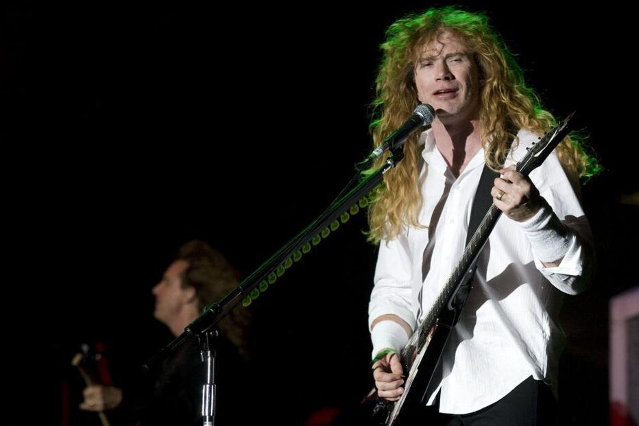 O vocalista Dave Mustaine
