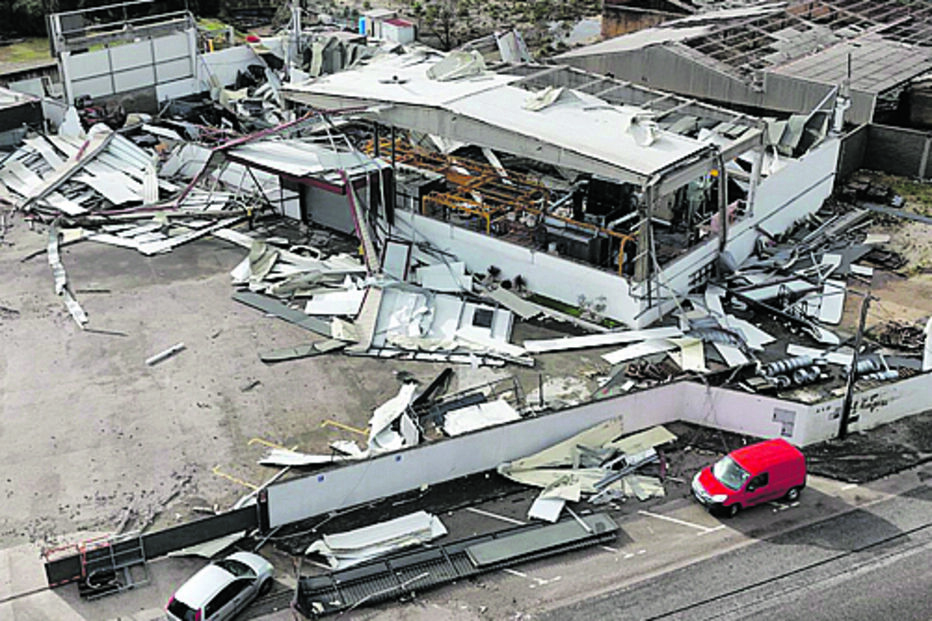 Tempestade 'Kristin'  foi o fenómeno extremo mais destruidor em décadas