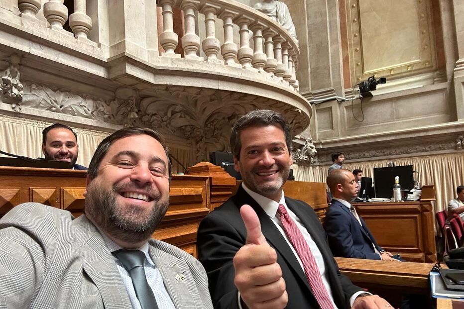 André Ventura no Parlamento após polémica com contratação