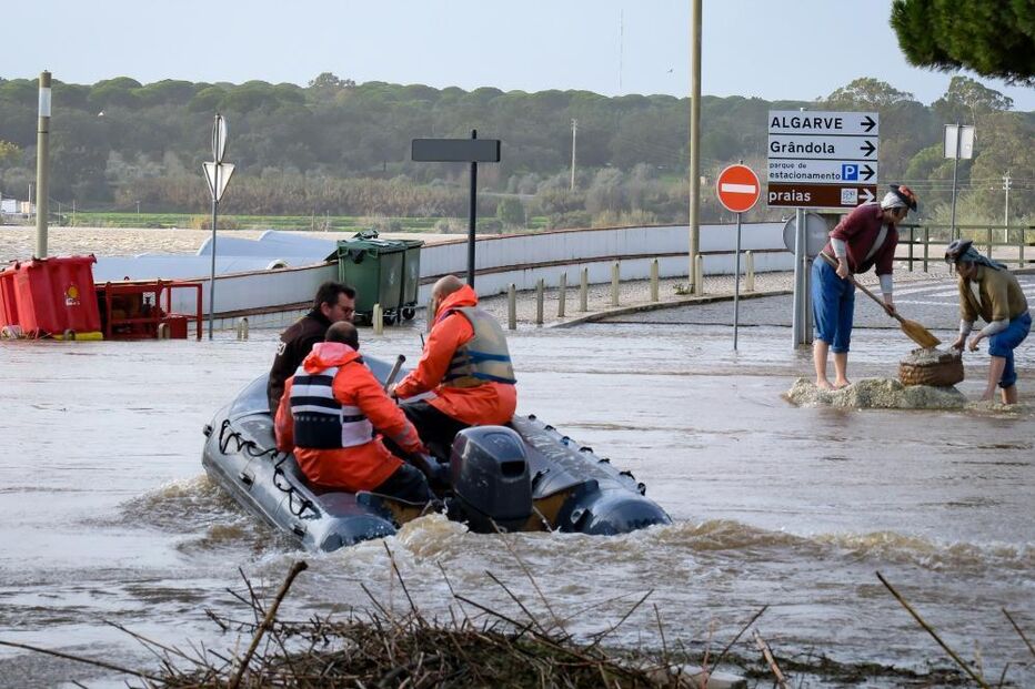 Alcácer do Sal inundações