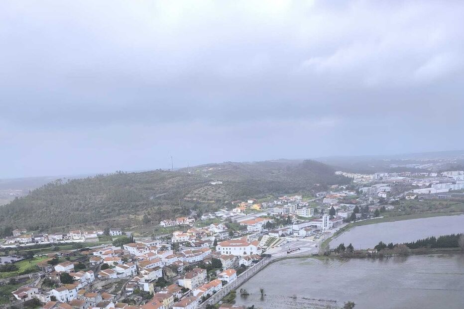Cheias em Abrantes: Força Aérea divulga imagens aéreas