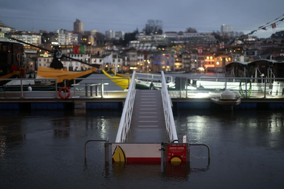 Rio Douro na zona da Ribeira