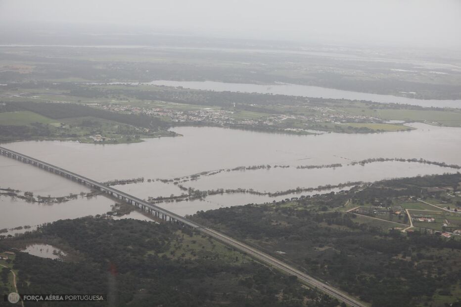 Zonas afetadas pelo mau tempo