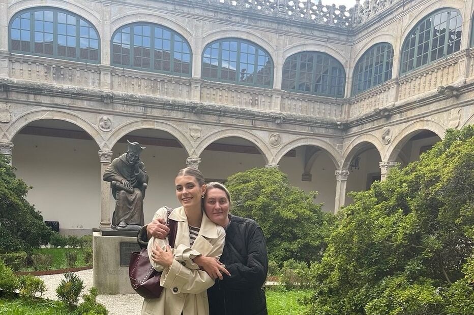 Cristina Pérez Galcenco com a mãe Tatiana Galcenco