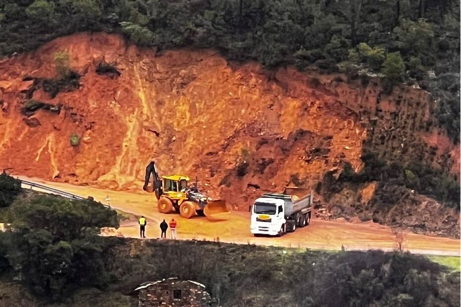 Derrocada em Oleiros condiciona circulação entre Cambas e Alto da Pisoria