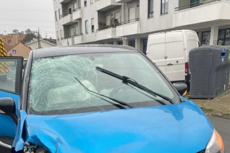 Motociclista ferido em acidente em Santa Maria da Feira