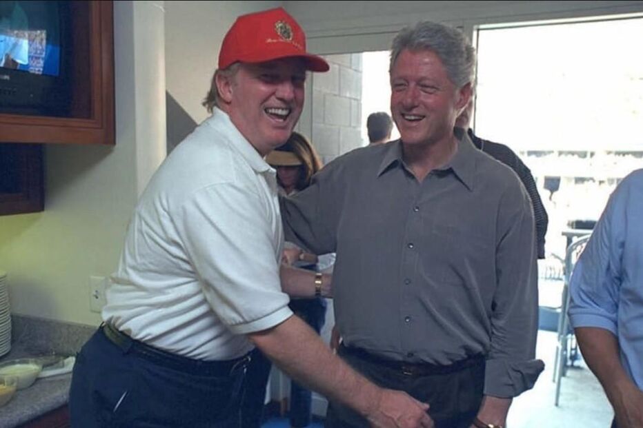 Donald Trump e Bill Clinton