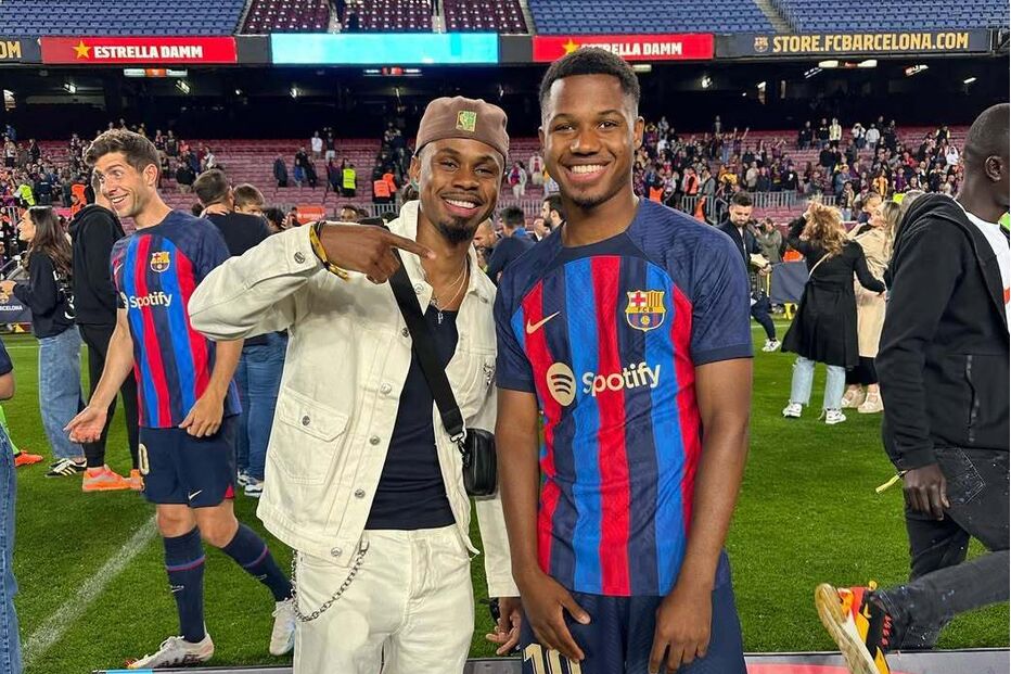 Ansu Fati e Fatinho Jr