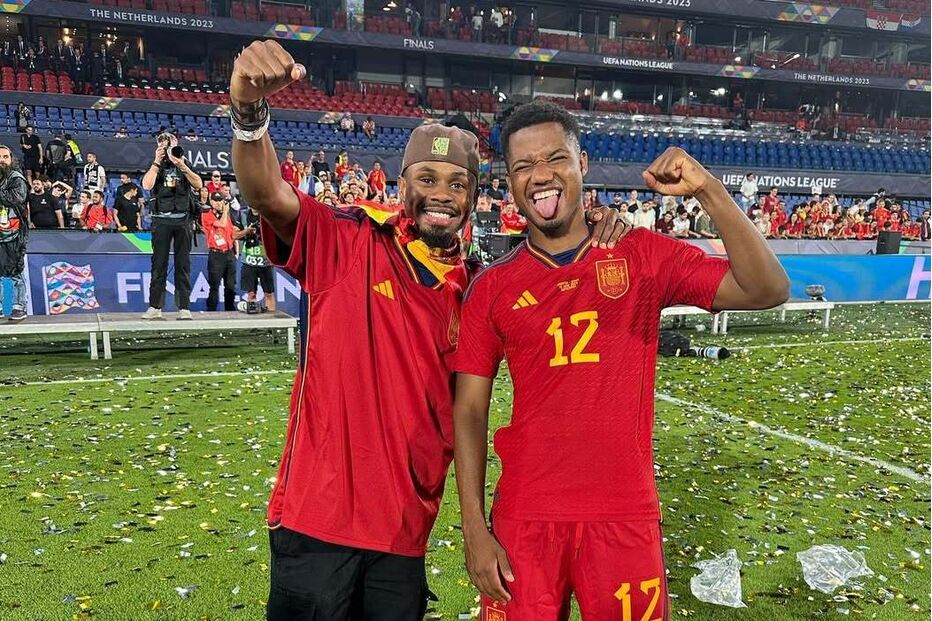 Ansu Fati e Fatinho Jr