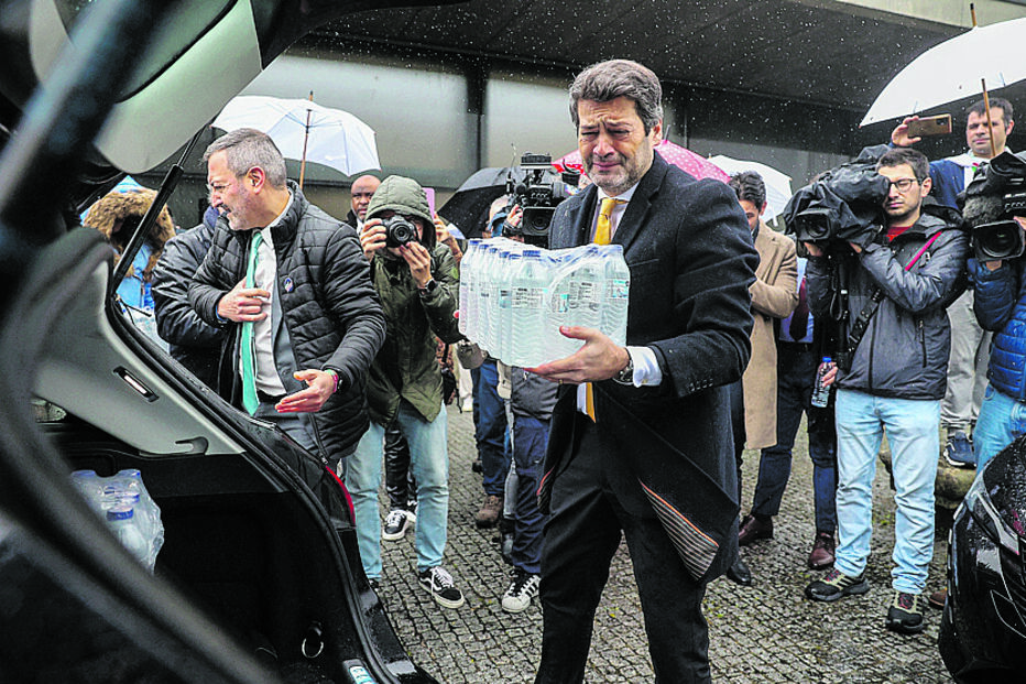 Ventura fez campanha com chuva falsa 