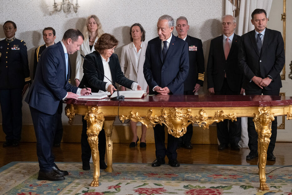 Cerimónia de posse dos Secretários de Estado do Ministério da Administração Interna no Palácio de Belém