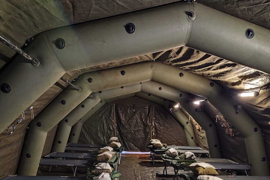 Está a ser montado um módulo de alojamento pelo Exército na escola de São Silvestre, em Coimbra