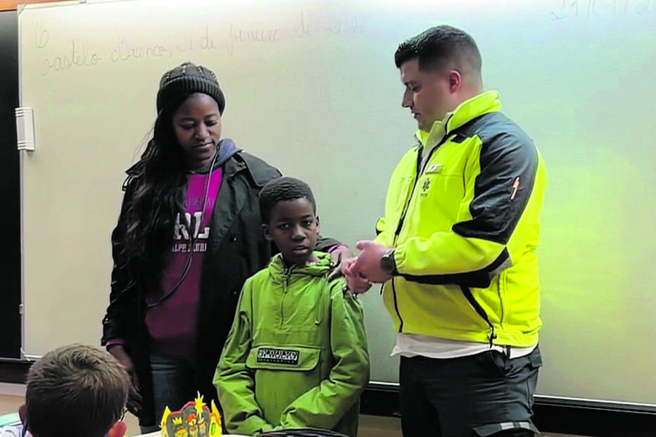 Rodrigo salvou a mãe após formação do INEM em Castelo Branco