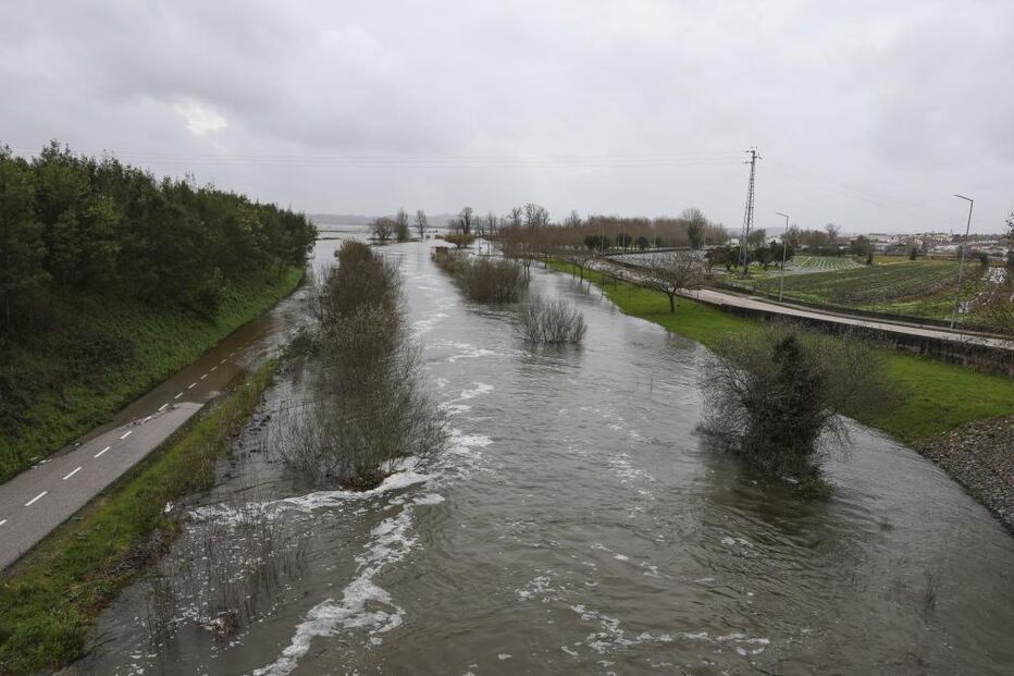 Inundações provocadas pelas águas do rio Mondego em Montemor-o-Velho